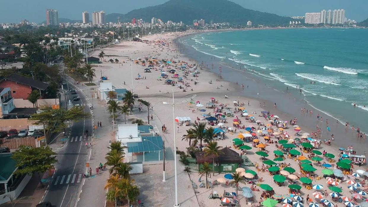 Apartamento Enseada Apartment Guaruja Bagian luar foto